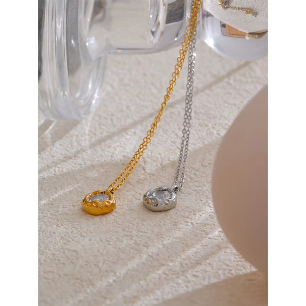 Siya Molten Gem Pendant Necklace