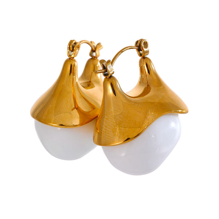 Sohana Shell Dome Earrings