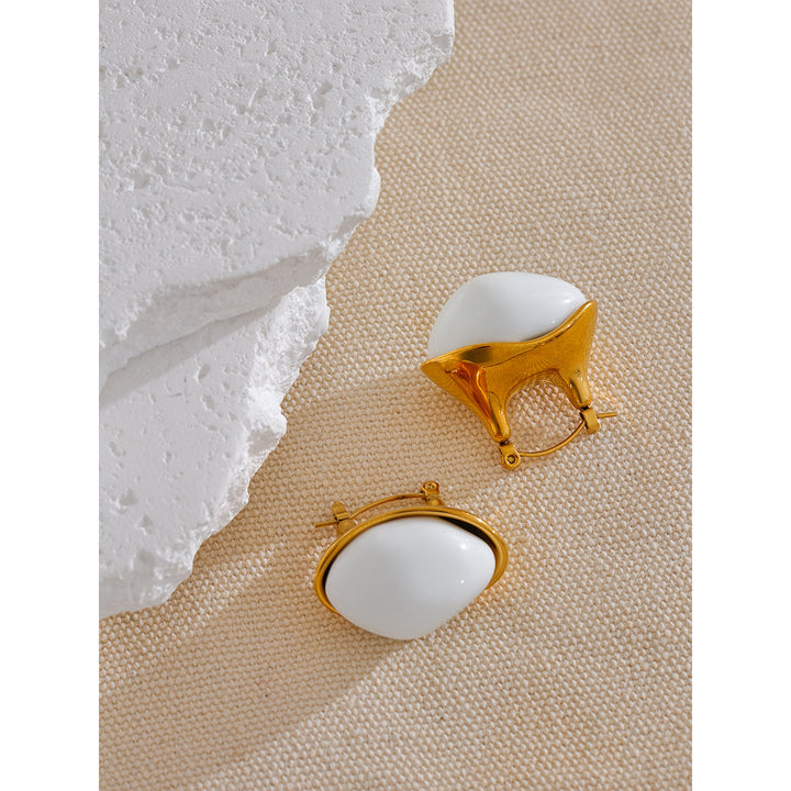 Sohana Shell Dome Earrings