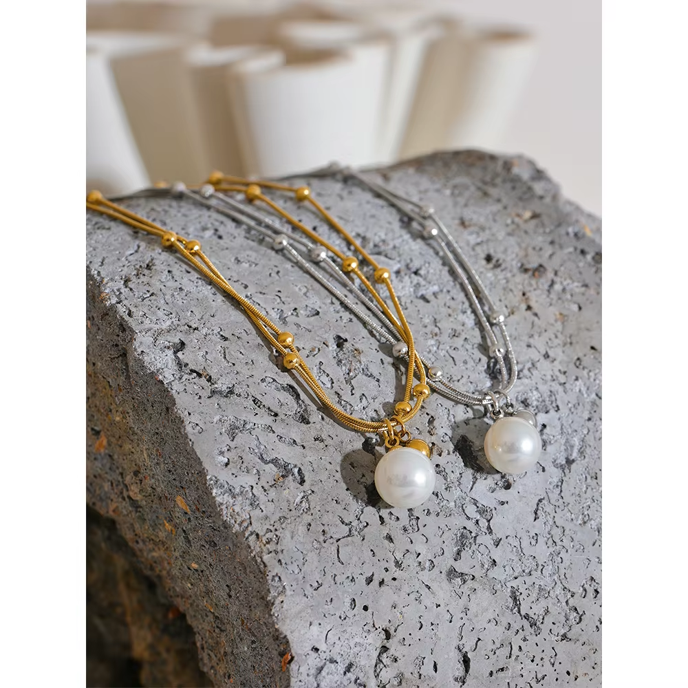 Sona Orb Pearl Necklace