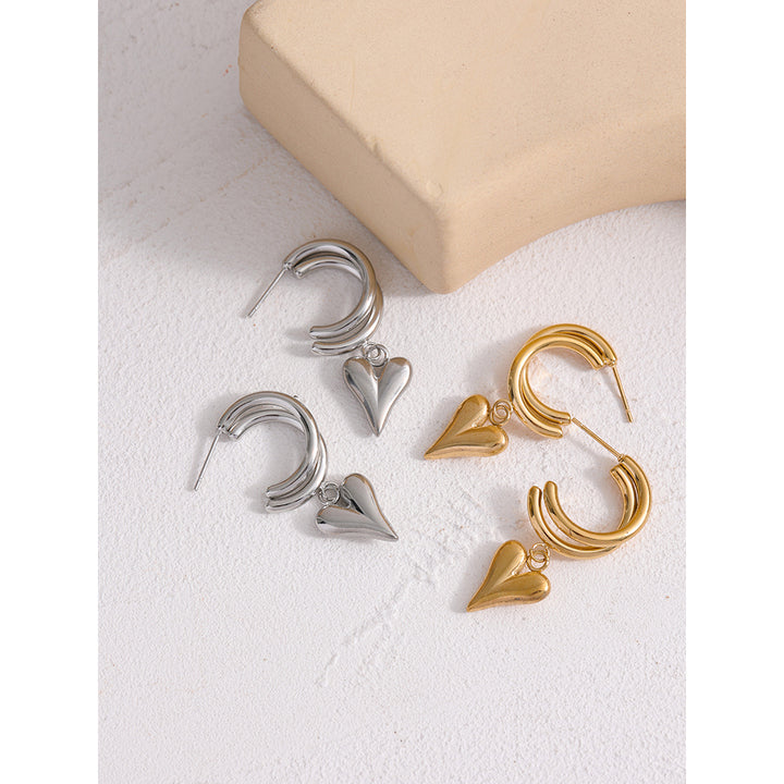 Suhana Hoop Heart Drops