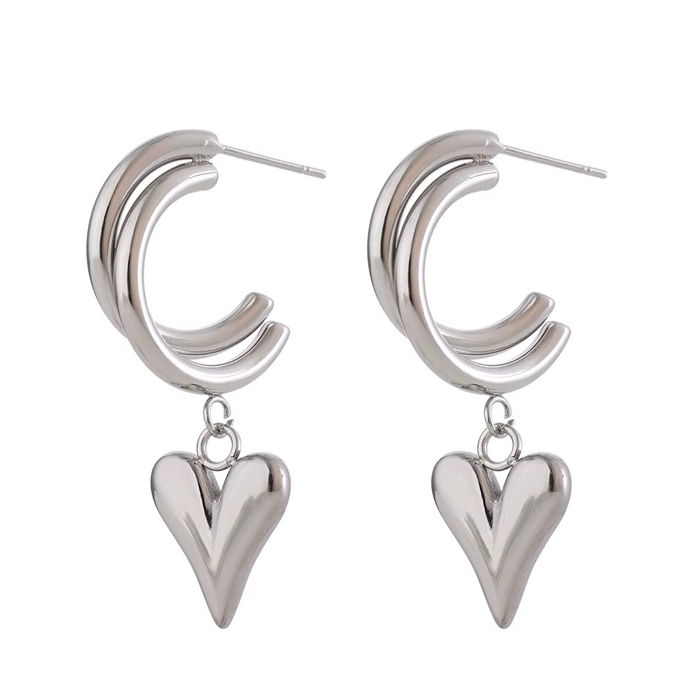 Suhana Hoop Heart Drops