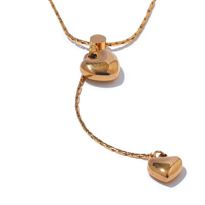 Tangled Heart Drop Chain
