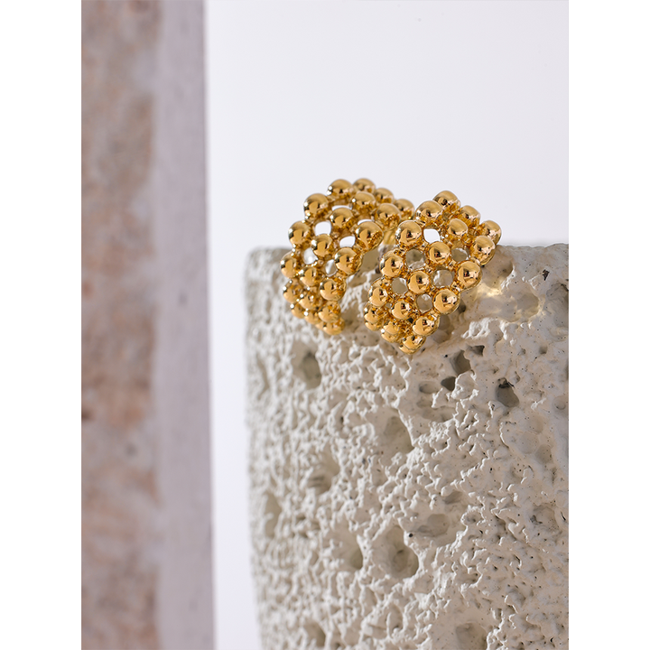 Tara Bubble Mesh Hoops