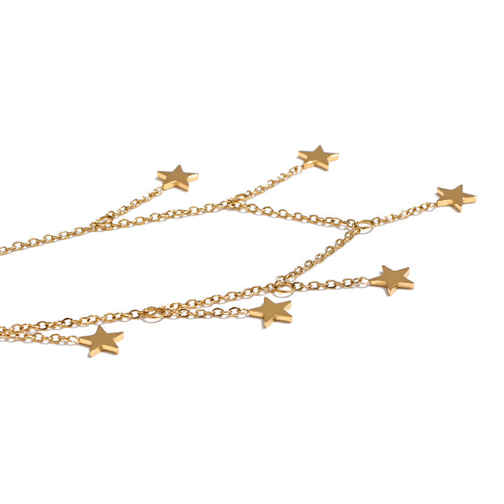 Tara Gold Star Charm Bracelet