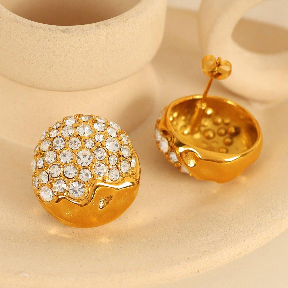 Tara Halo Studs