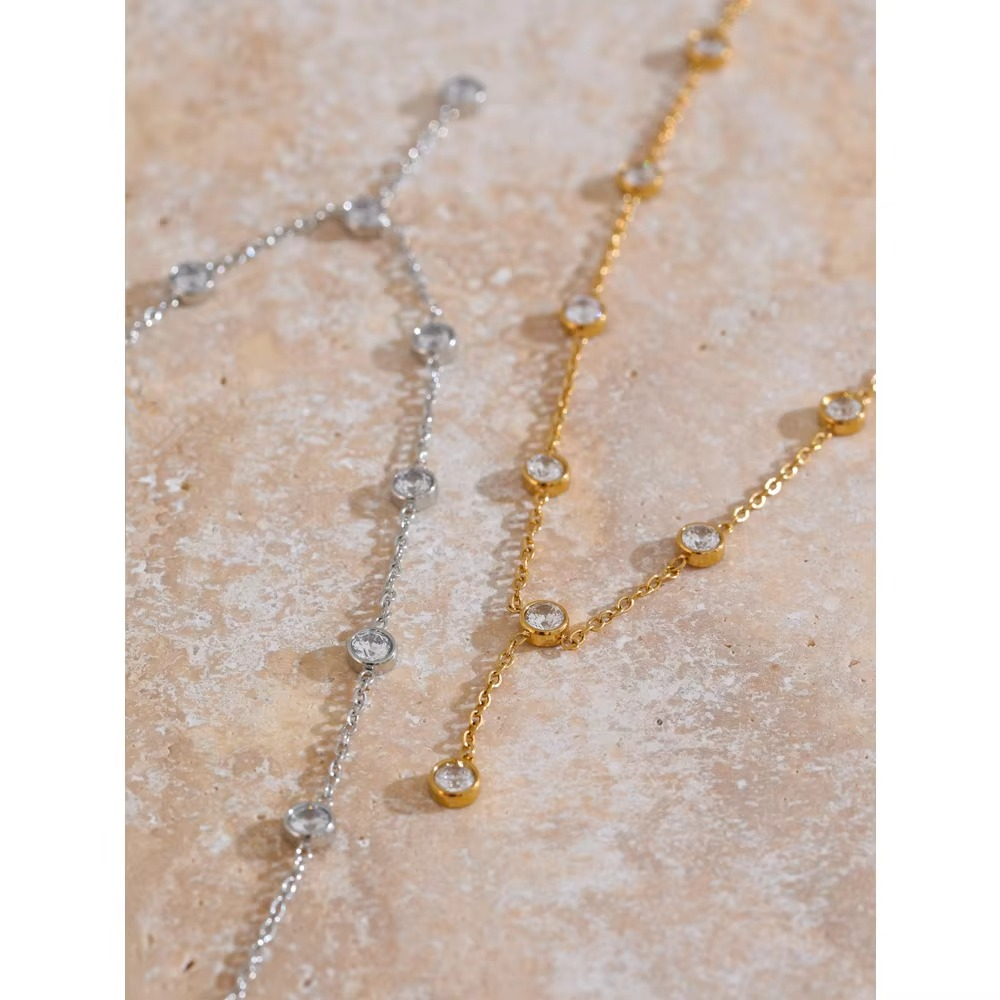 Tara Crystal Station Necklace