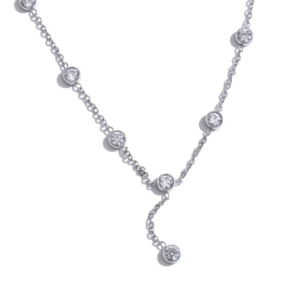 Tara Crystal Station Necklace
