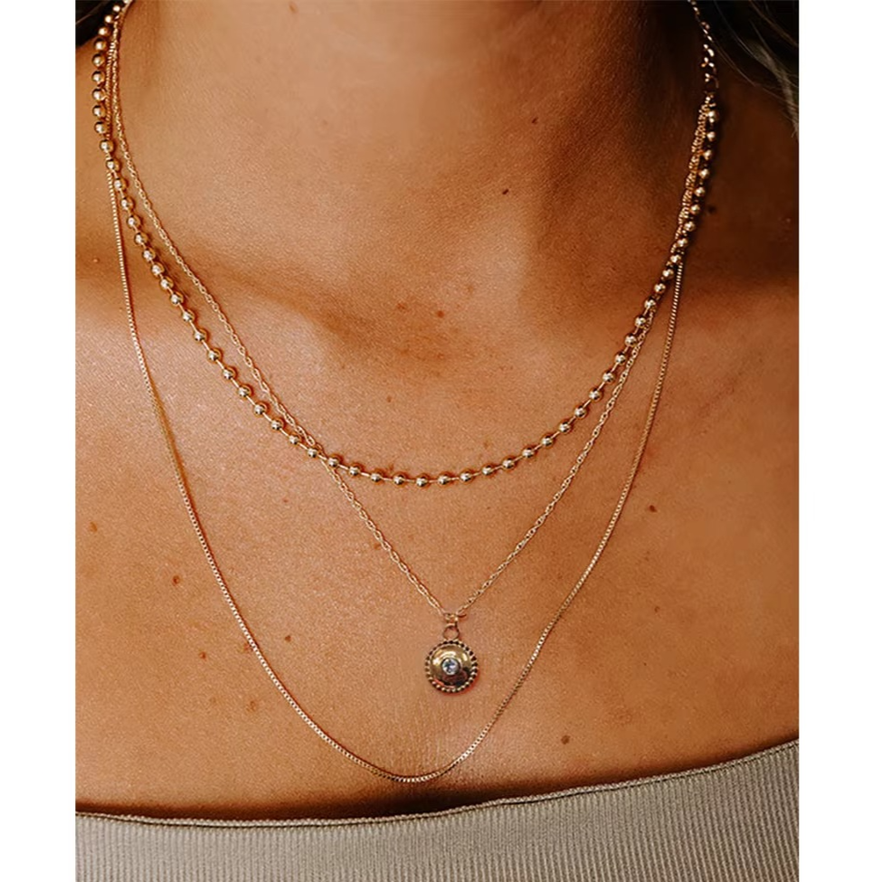 Tara Orbit Layered Pendant Necklace