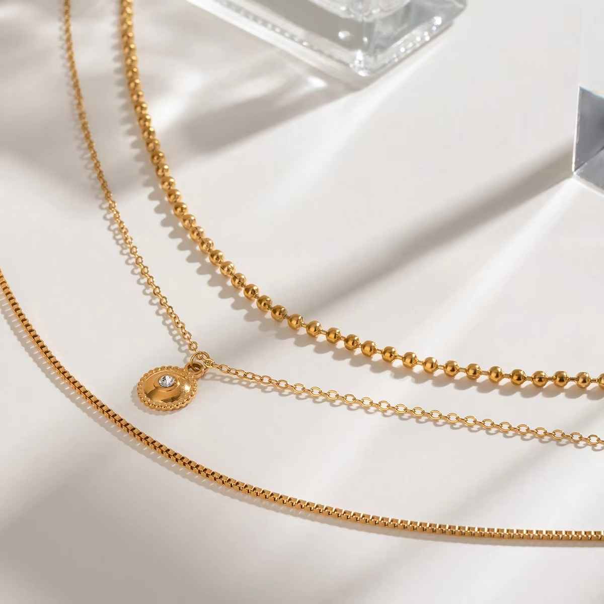 Tara Orbit Layered Pendant Necklace