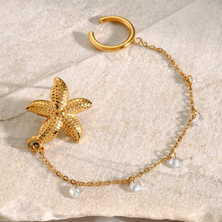 Tara Star Chain Earring