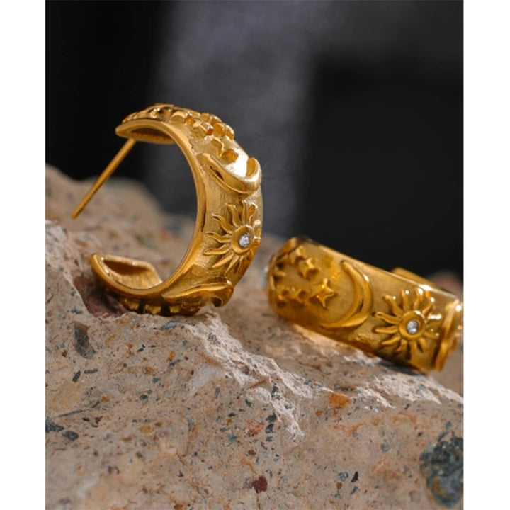 Tara Textured Dome Earrings