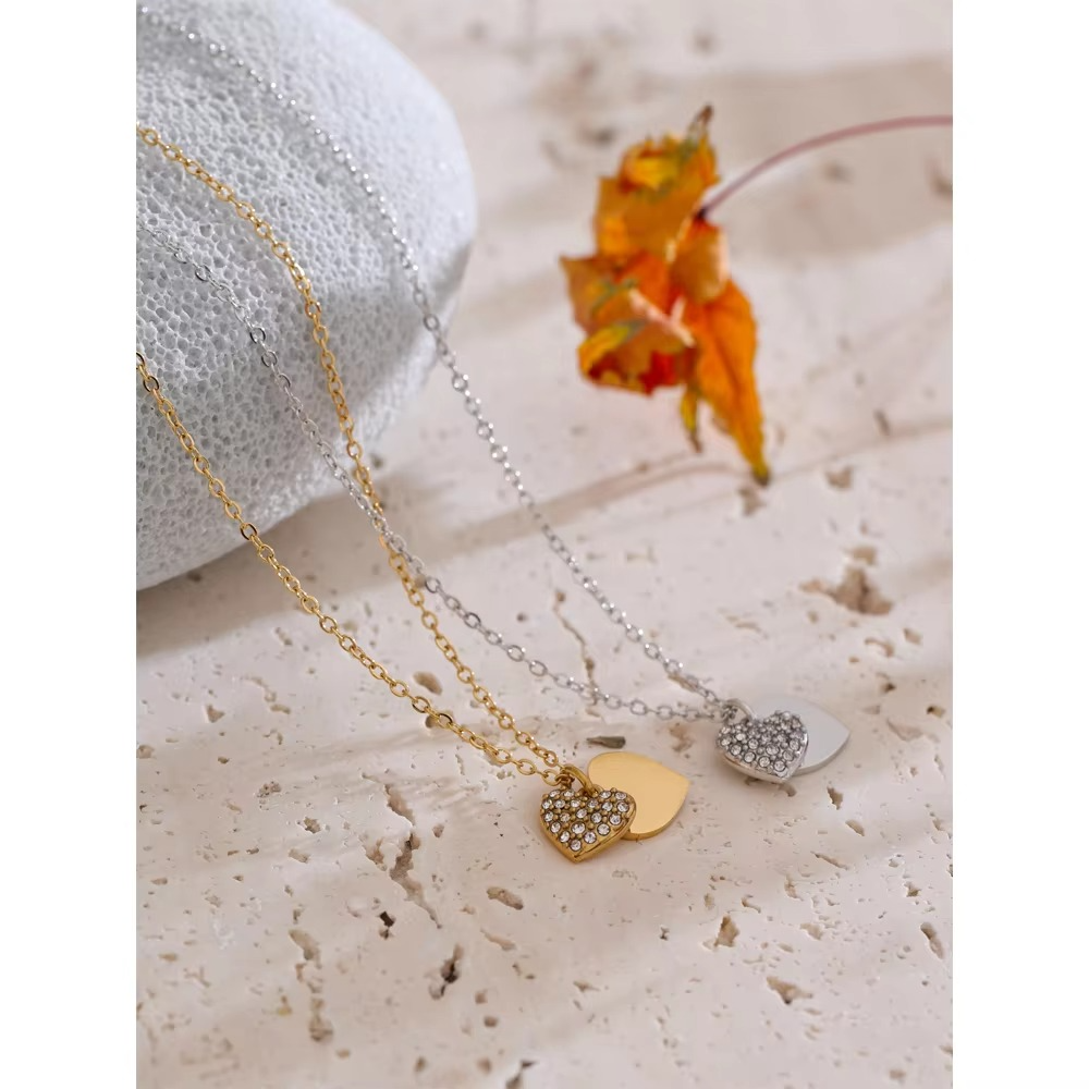 Vanya Heart Stone Pendant