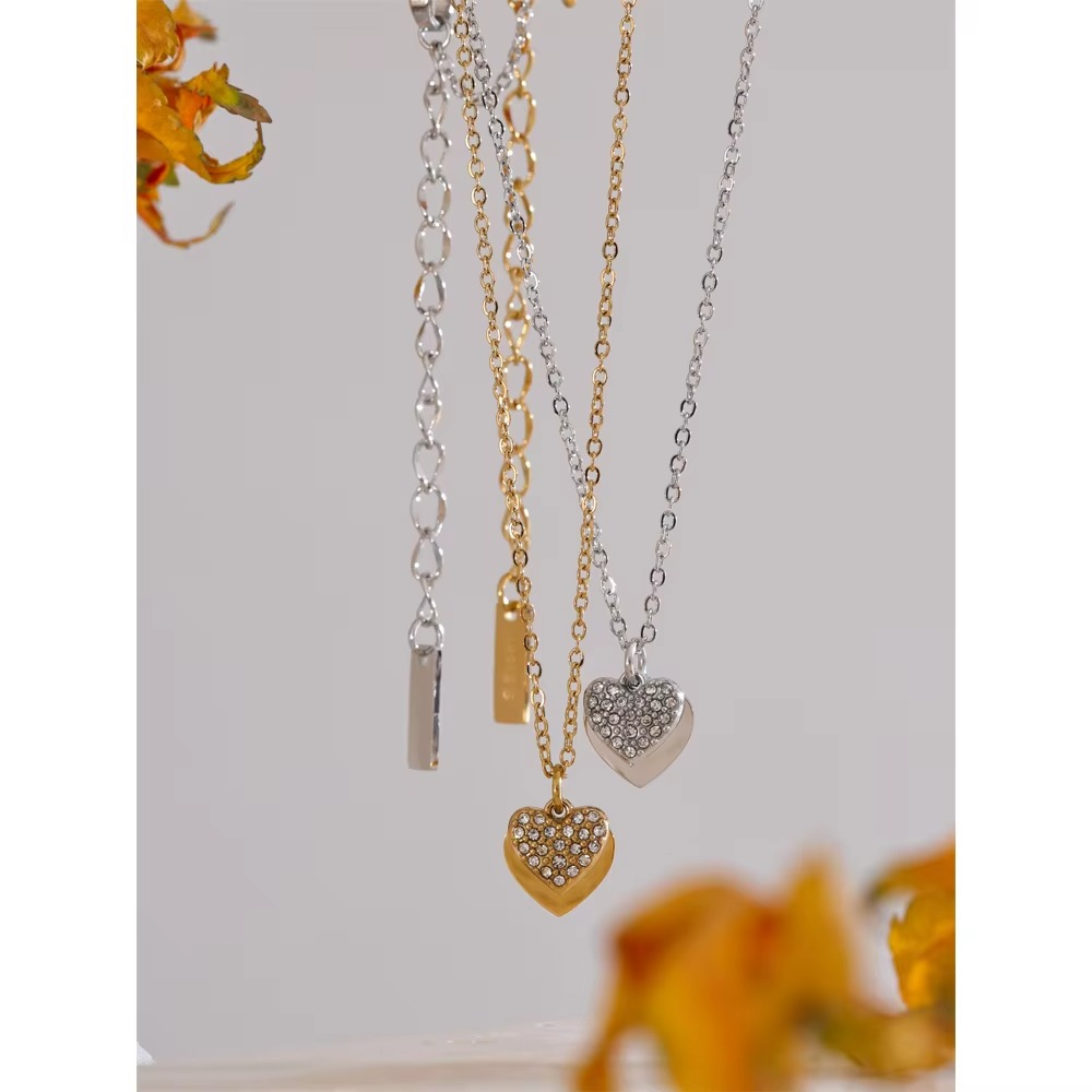 Vanya Heart Stone Pendant