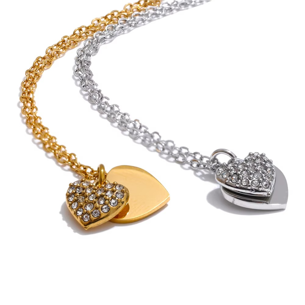 Vanya Heart Stone Pendant