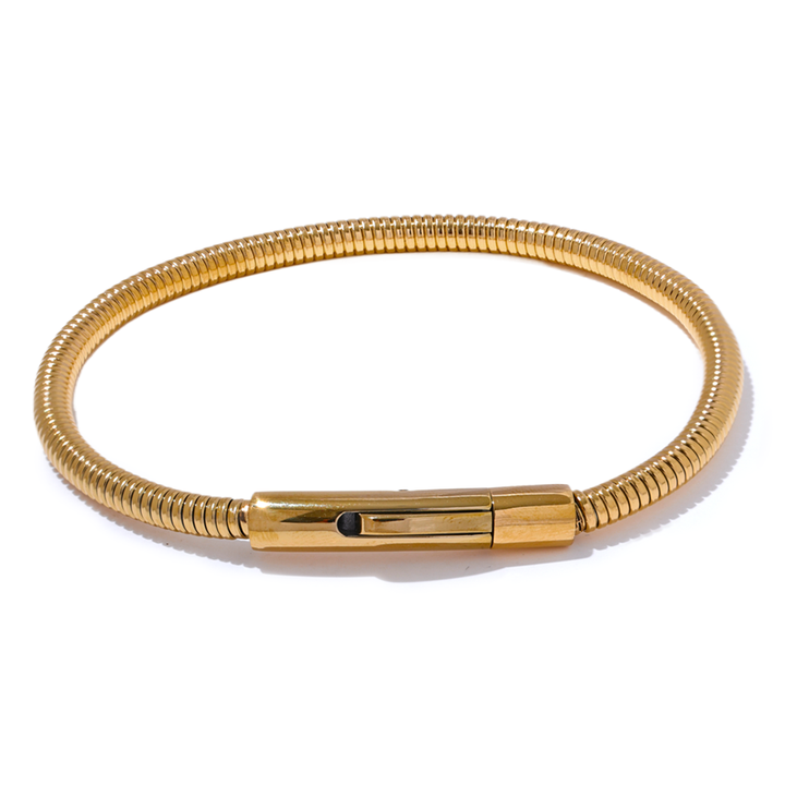 Zahara Gold Coil Bracelet