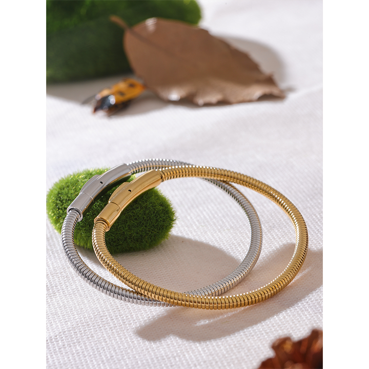 Zahara Gold Coil Bracelet
