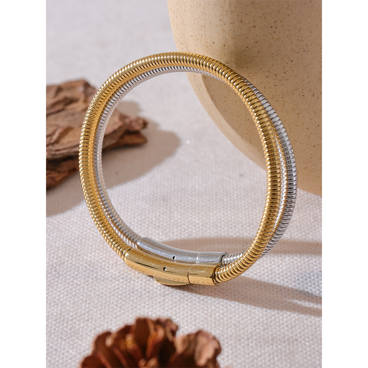 Zahara Gold Coil Bracelet