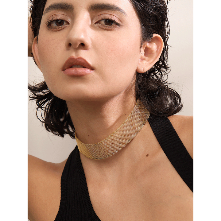 Zara Bold Mesh Choker
