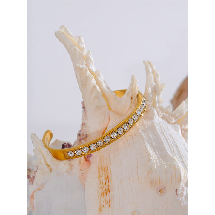 Ziva Round Cut Crystal Cuff