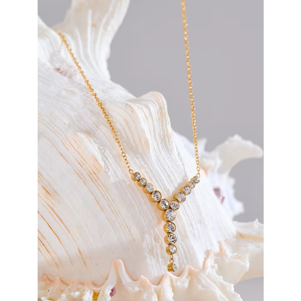 Ziya Crystal Drop Necklace