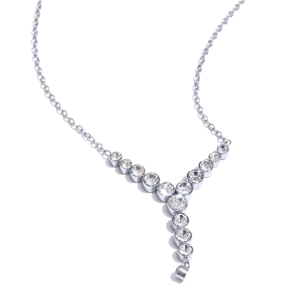 Ziya Crystal Drop Necklace