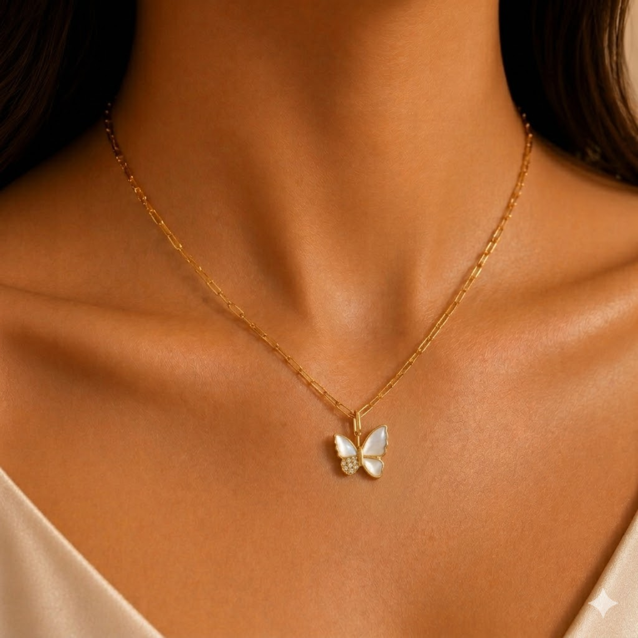 Meher Butterfly Necklace