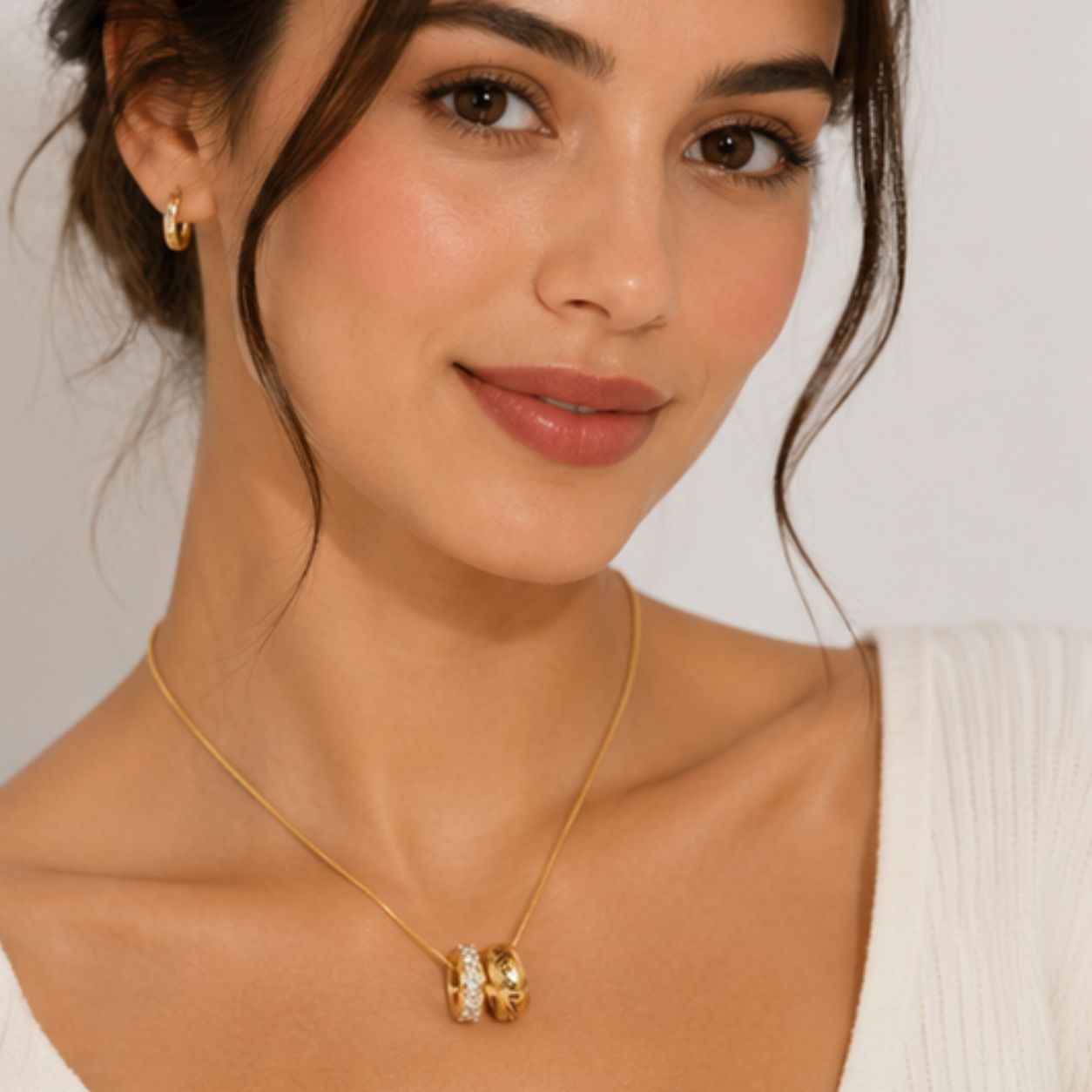 Ziya Solar Medallion Necklace