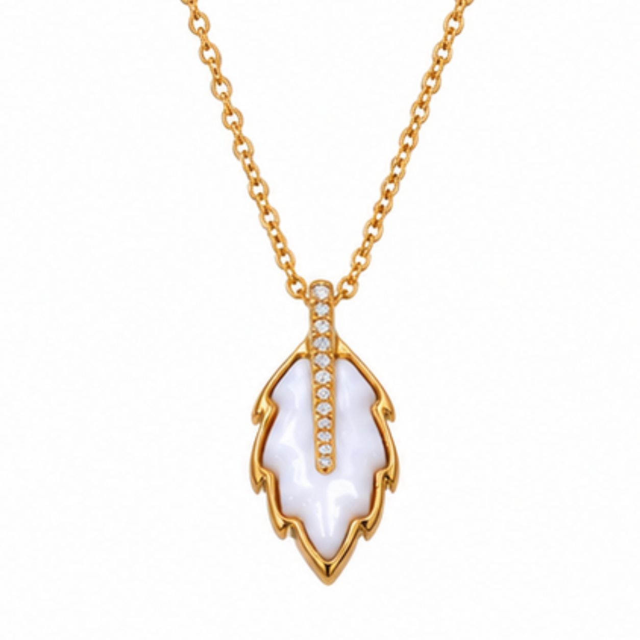 Aarohi Leaf Necklace