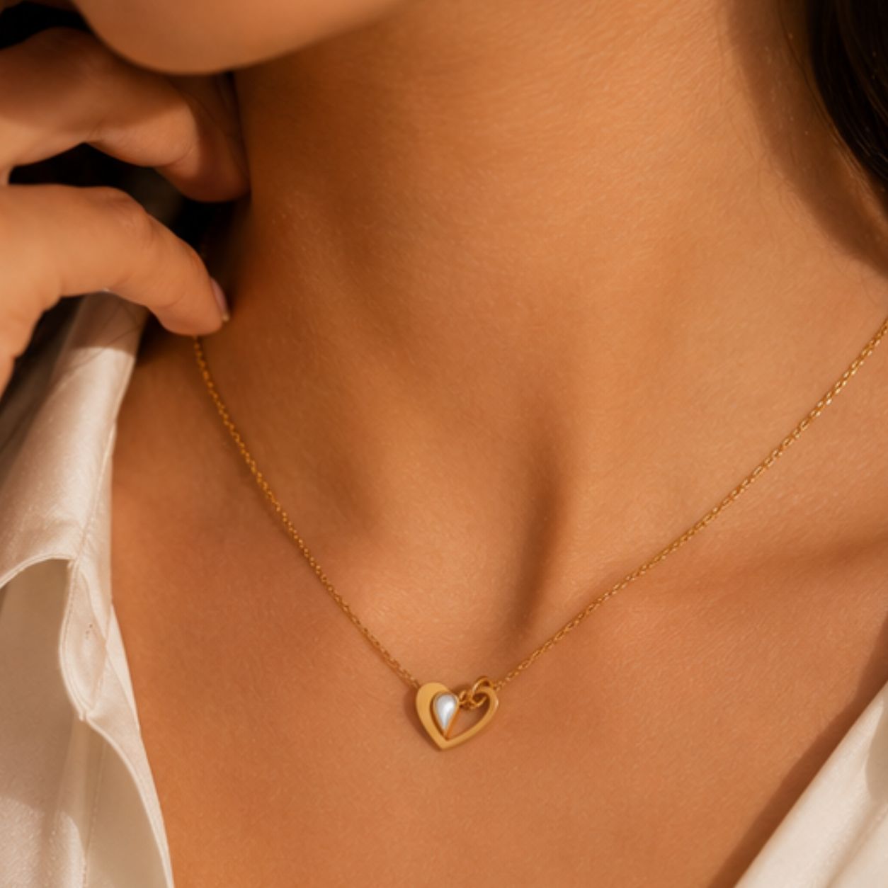 Crowned Love Duo Necklace