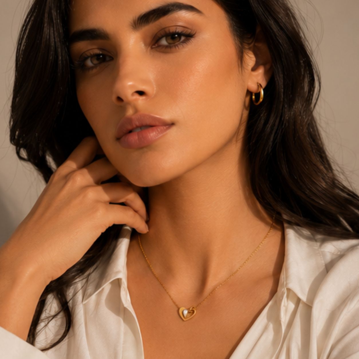 Crowned Love Duo Necklace