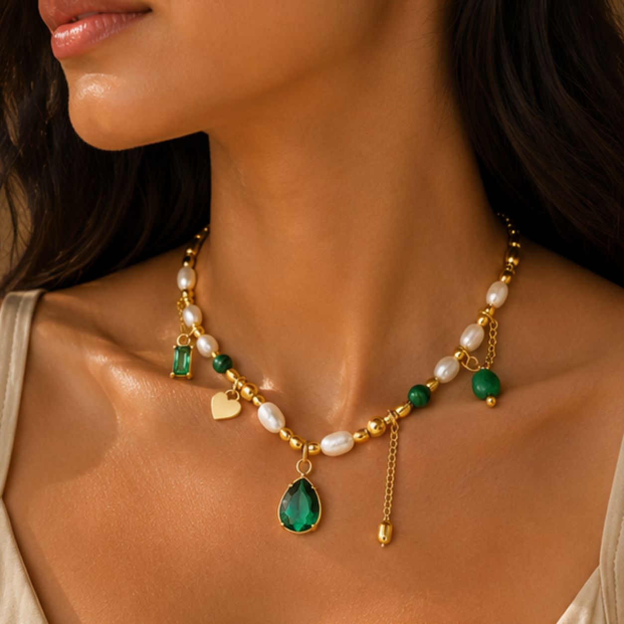 Neela Charm Necklace
