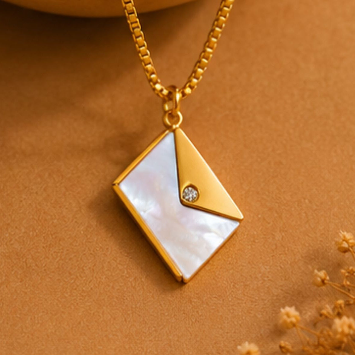 Ishya Letter Shell Pendant