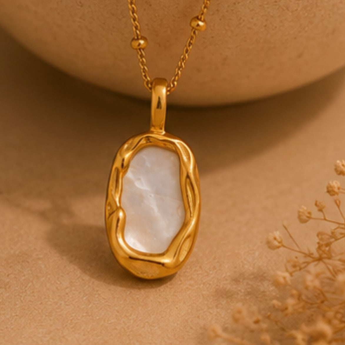 Tara Molten Shell Necklace