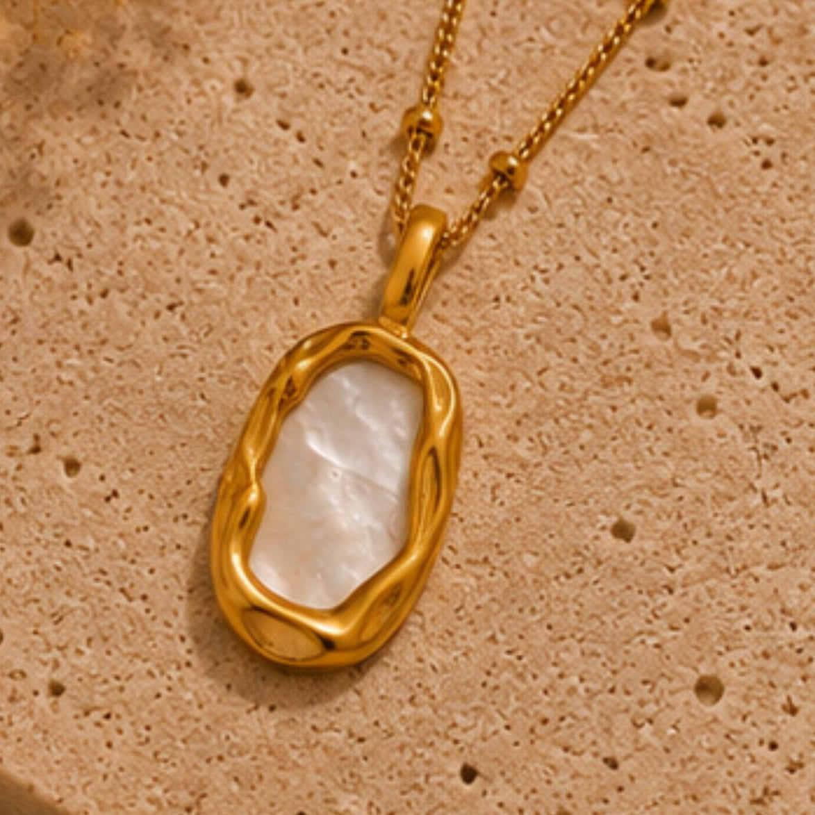 Tara Molten Shell Necklace