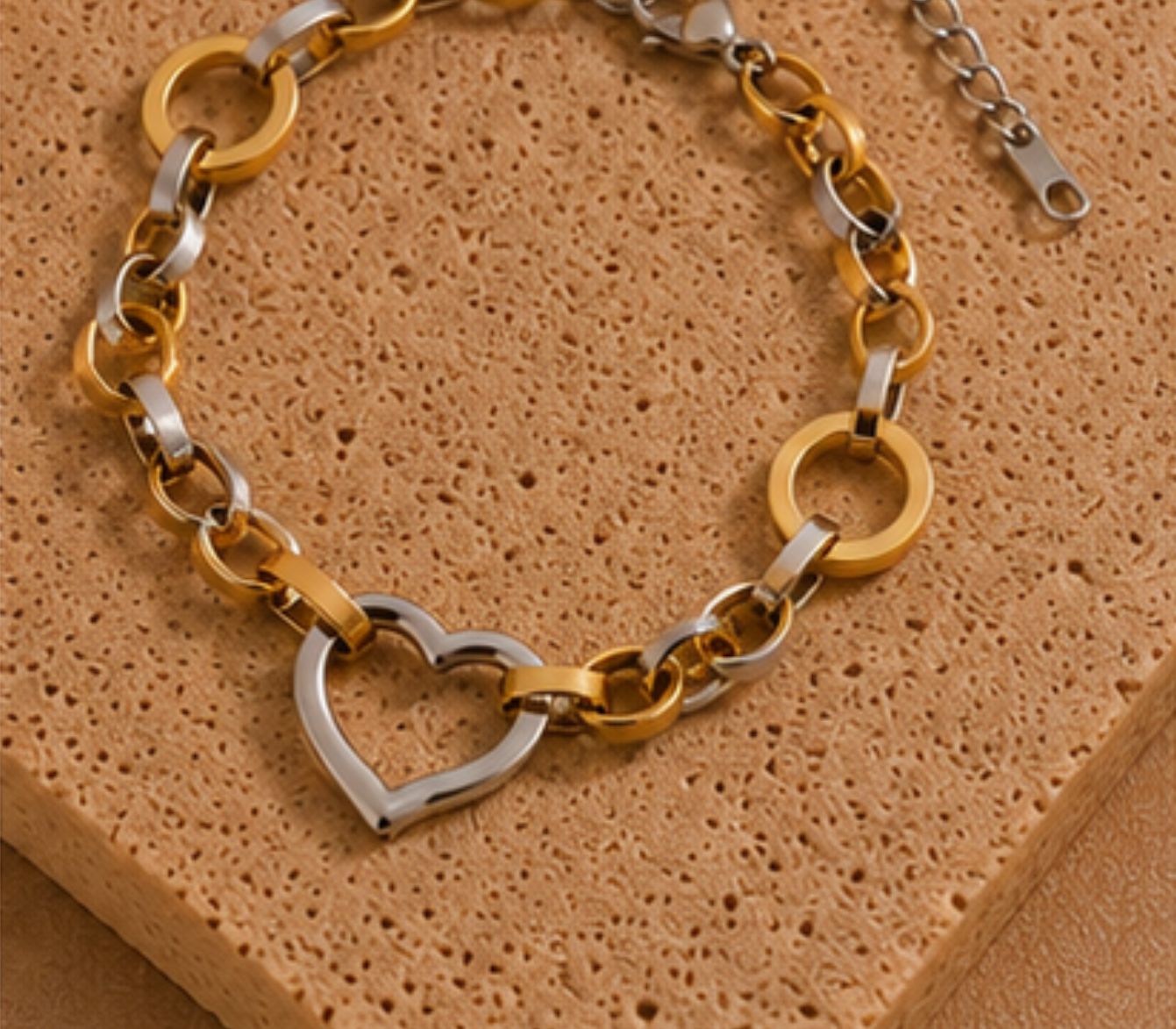 Amaya Heart Charm Bracelet