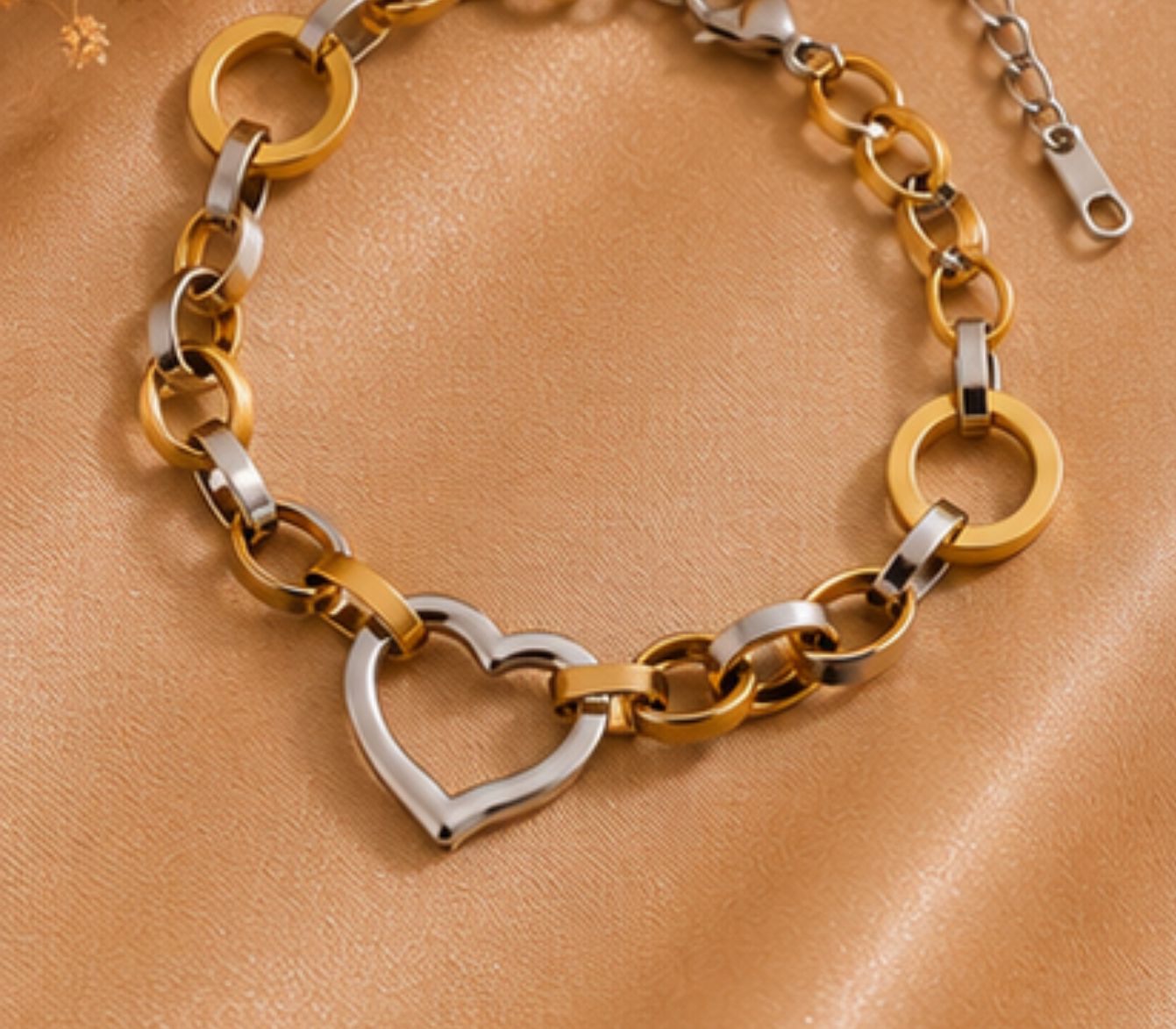 Amaya Heart Charm Bracelet
