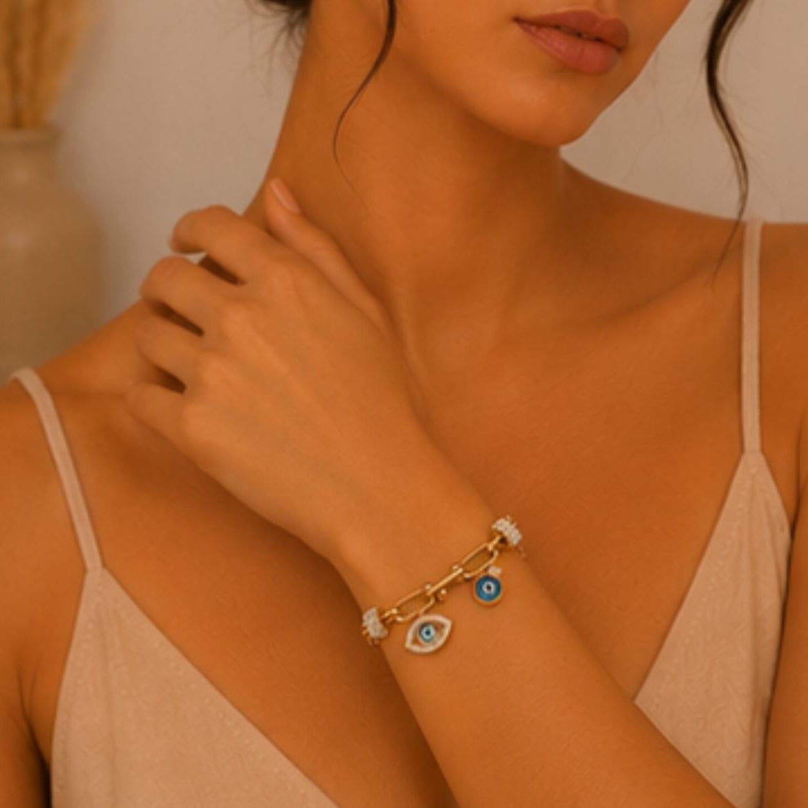 Nazar Shield Charm Bracelet