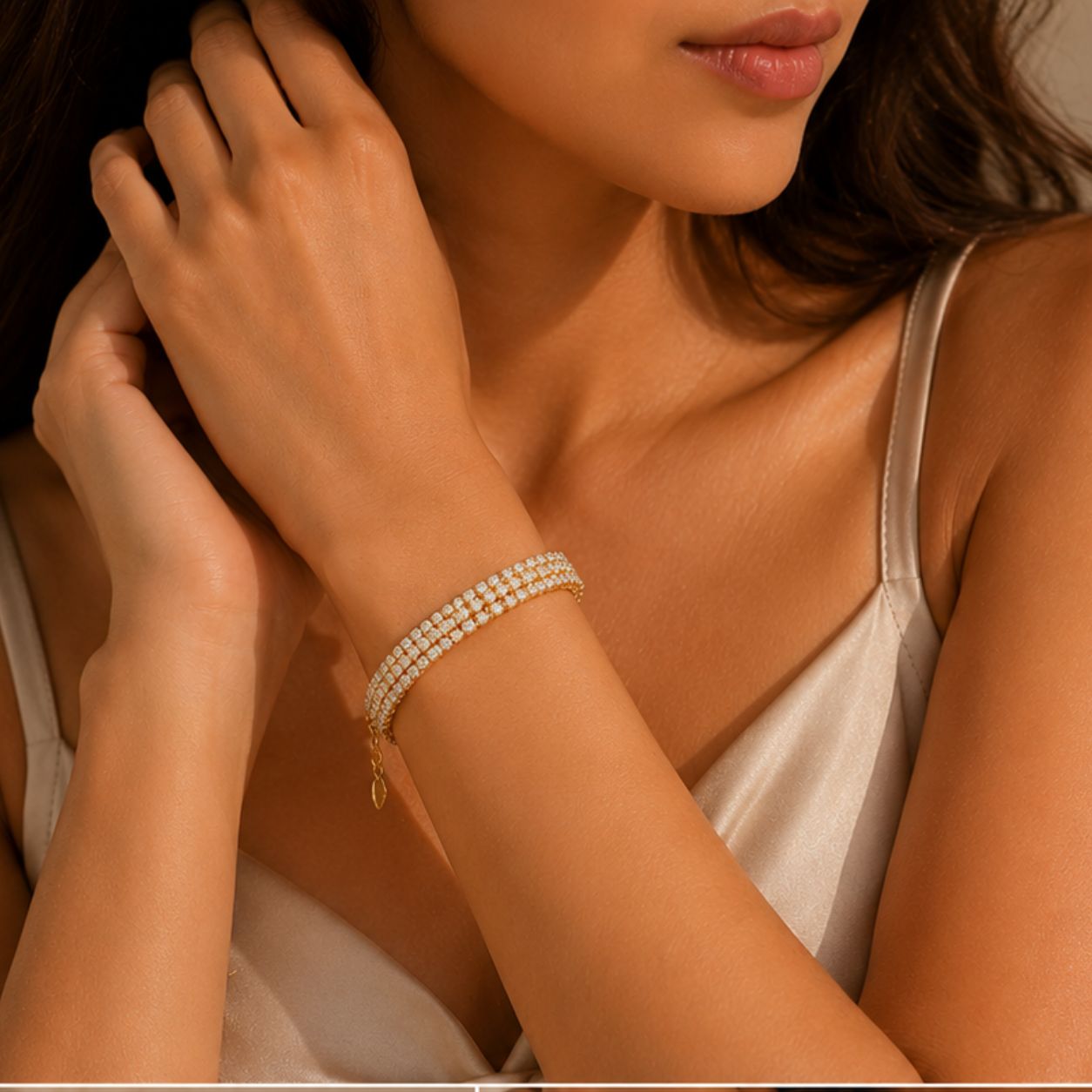 Aarohi Dual Row Bracelet