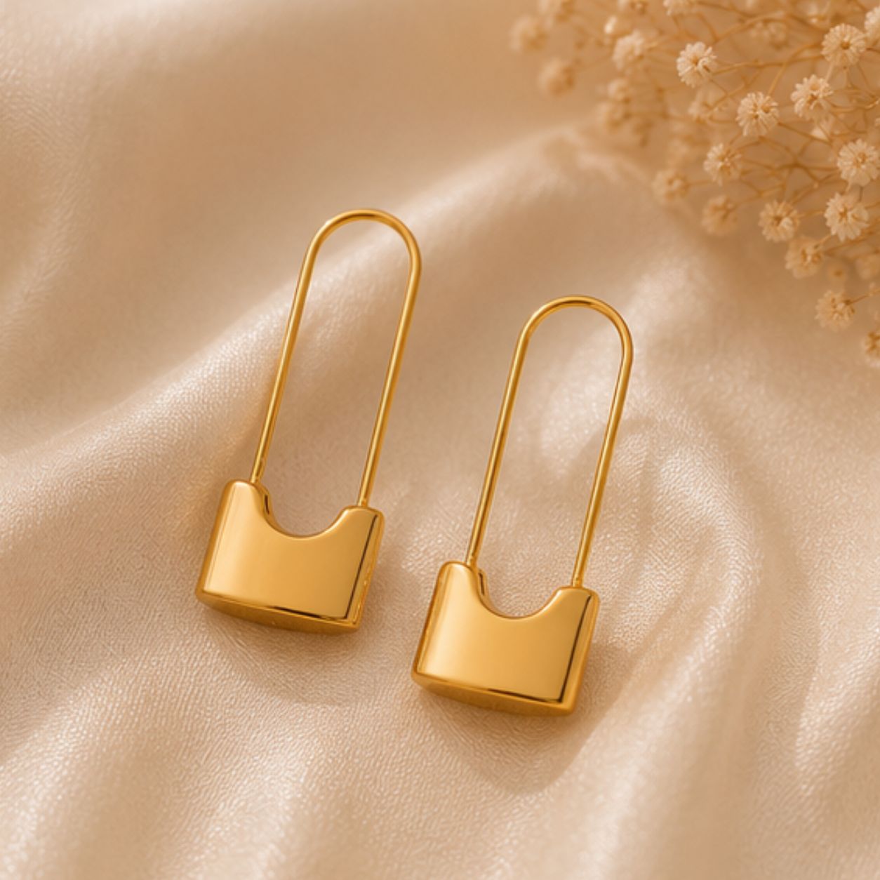 Aroha Bar Loop Earrings