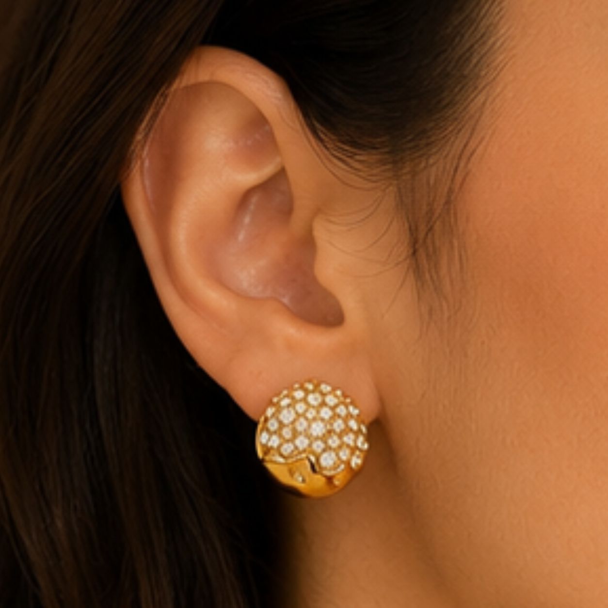 Tara Halo Studs
