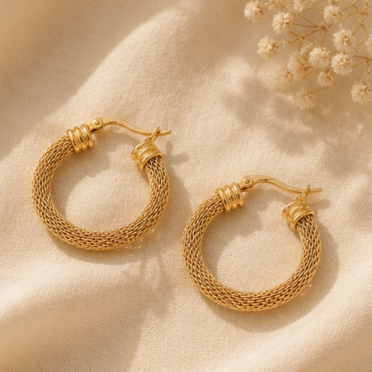 Ruhani Fine Mesh Hoops