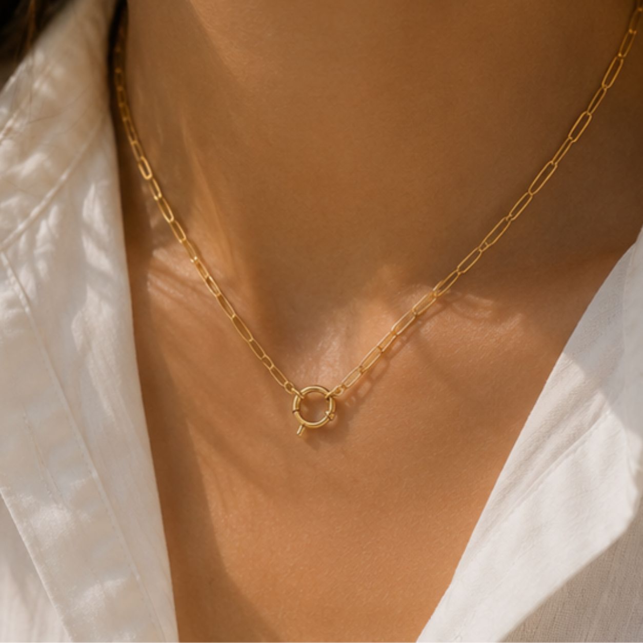Indie Bloom Toggle Chain Necklace