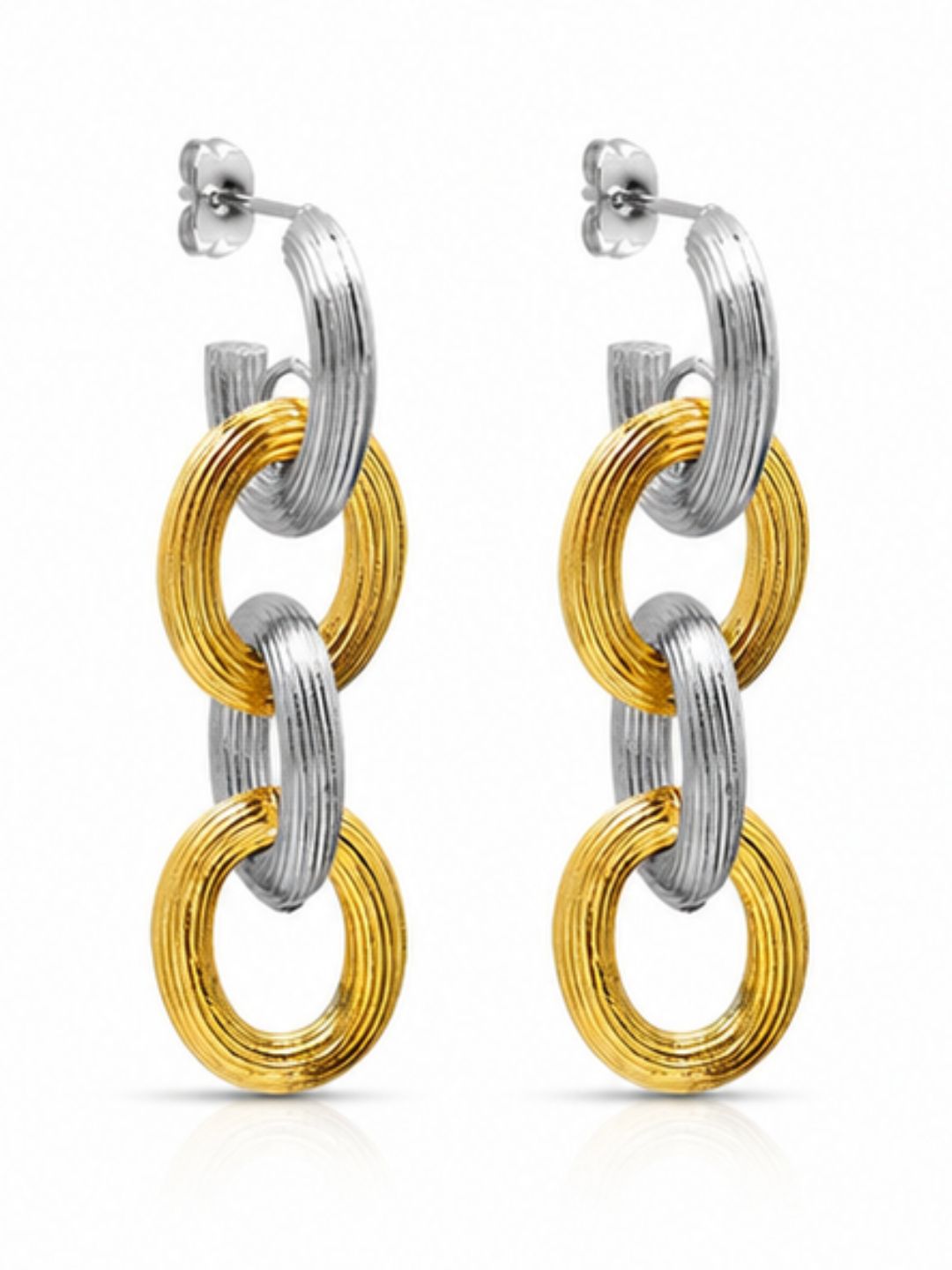 Aaria Link Drop Earrings
