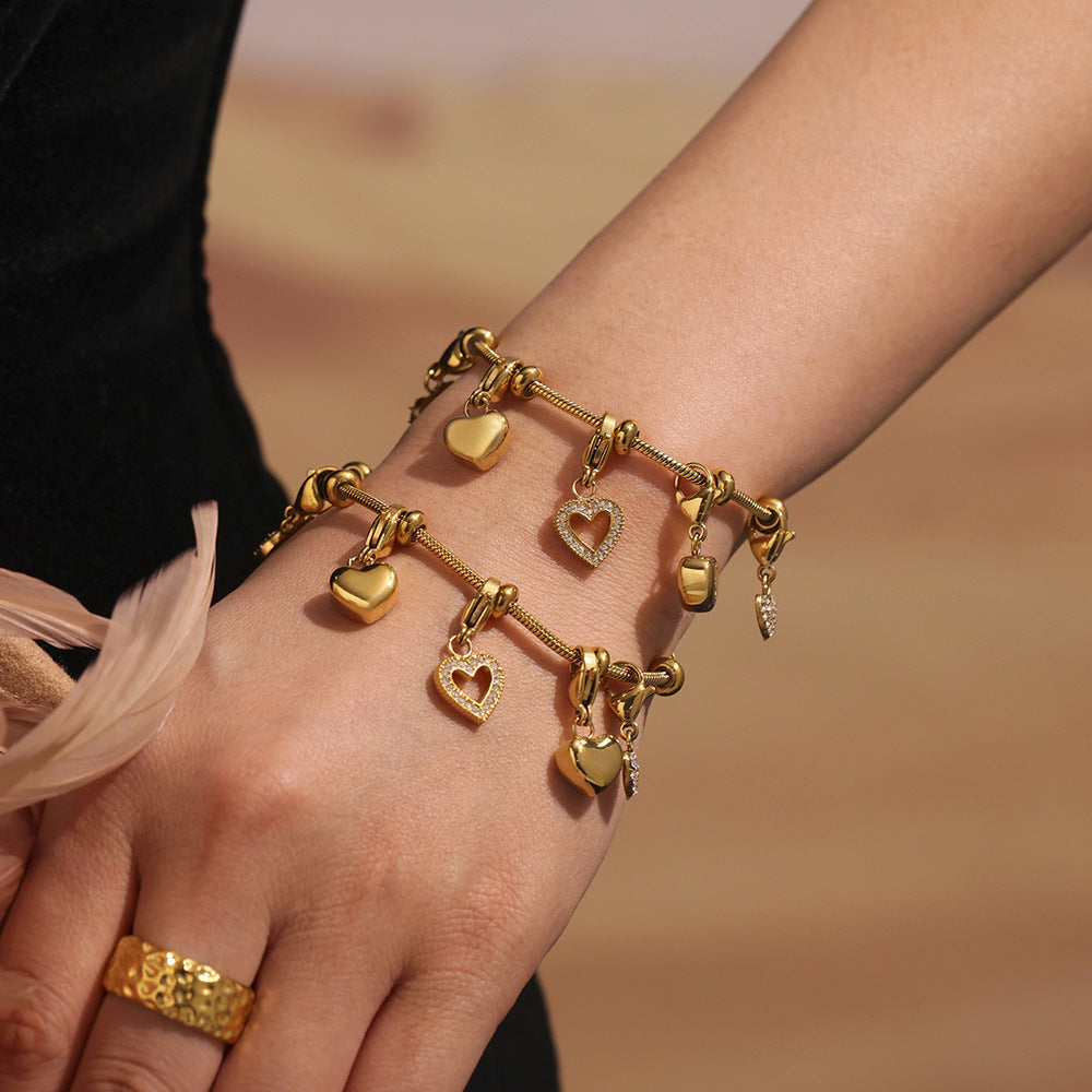 Aarohi Heartstack Bracelet