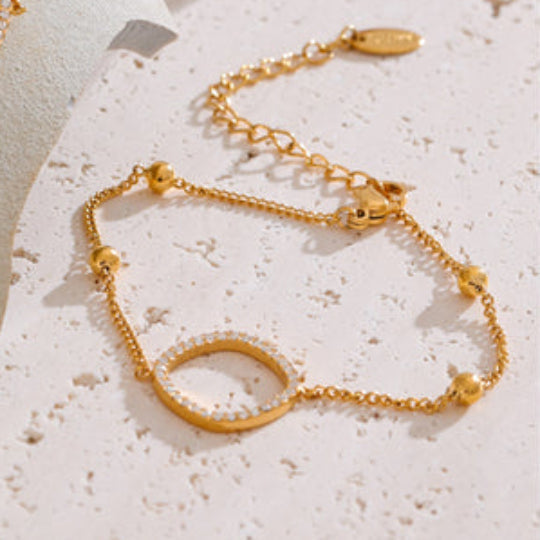 Aarohi Rounded Zircon Bracelet