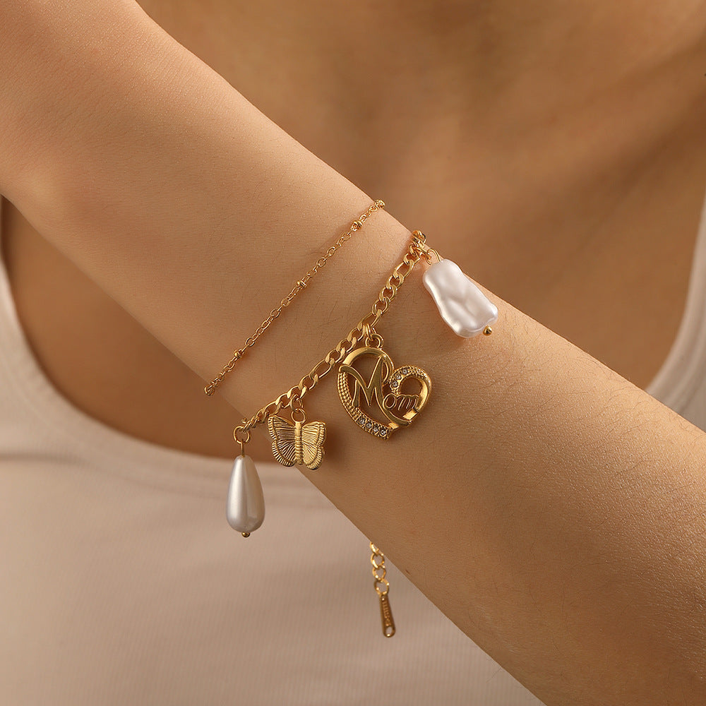 Aashi Mom Pearl Bracelet