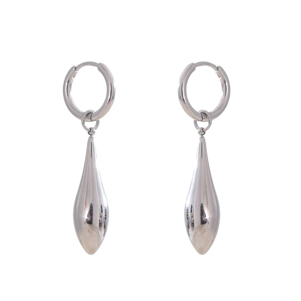 Aira Teardrop Hoop Earrings
