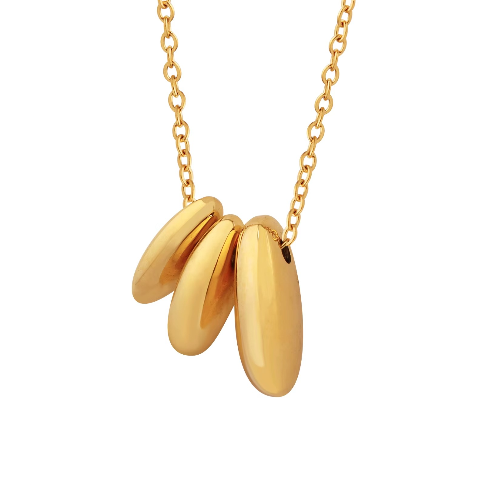 Ela Curve Pendant Necklace