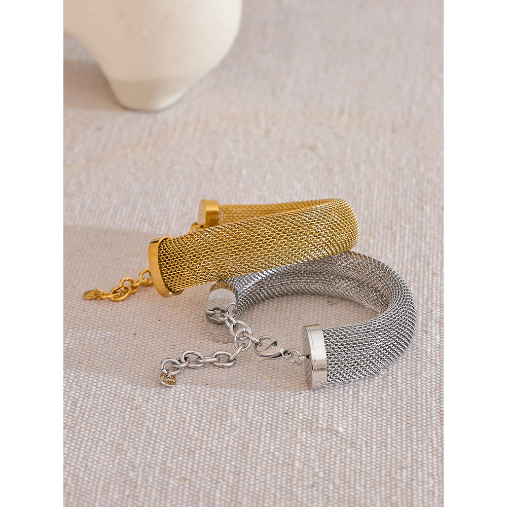 Gilded Drop Cascade Bracelet